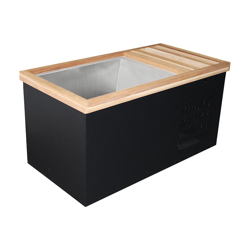 ກະທັດຮັດ Cedar Cold Plunge Tub with 304 ກະທັດຮັດ Cedar Cold Plunge Tub with 304
