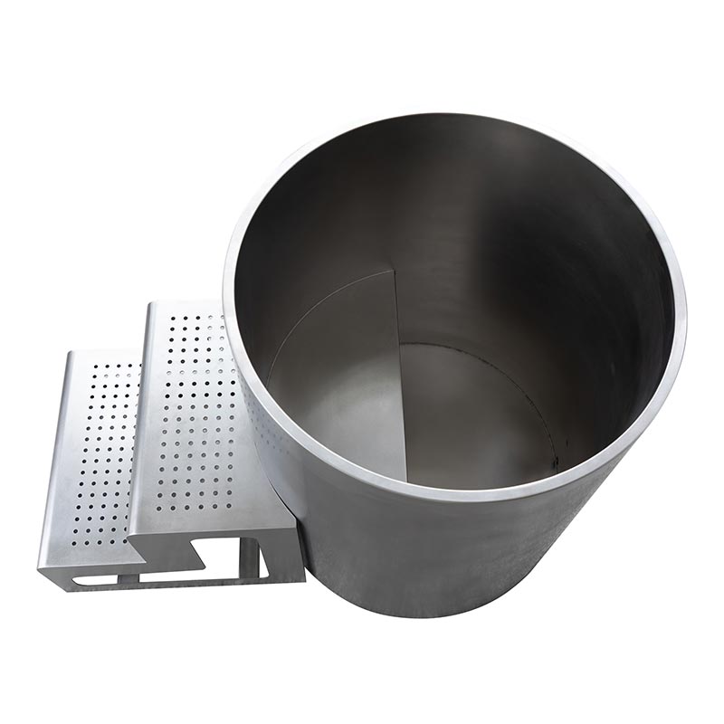 Full 304 Stainless Steel Round Cold Plunge Tub