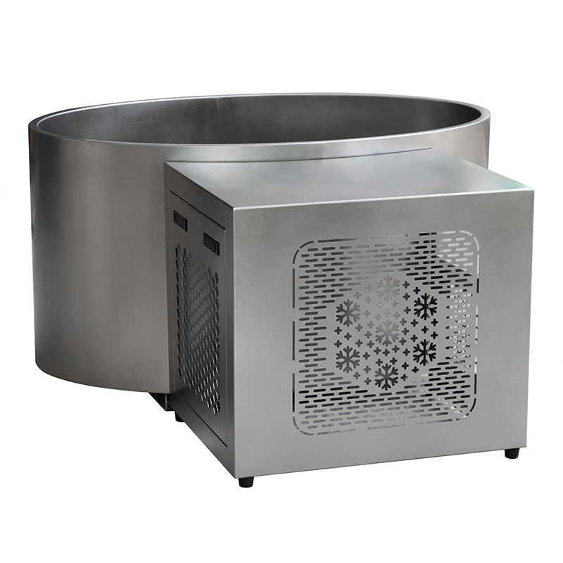 All-Stainless Steel Oval Oval Cold Plunge Tub