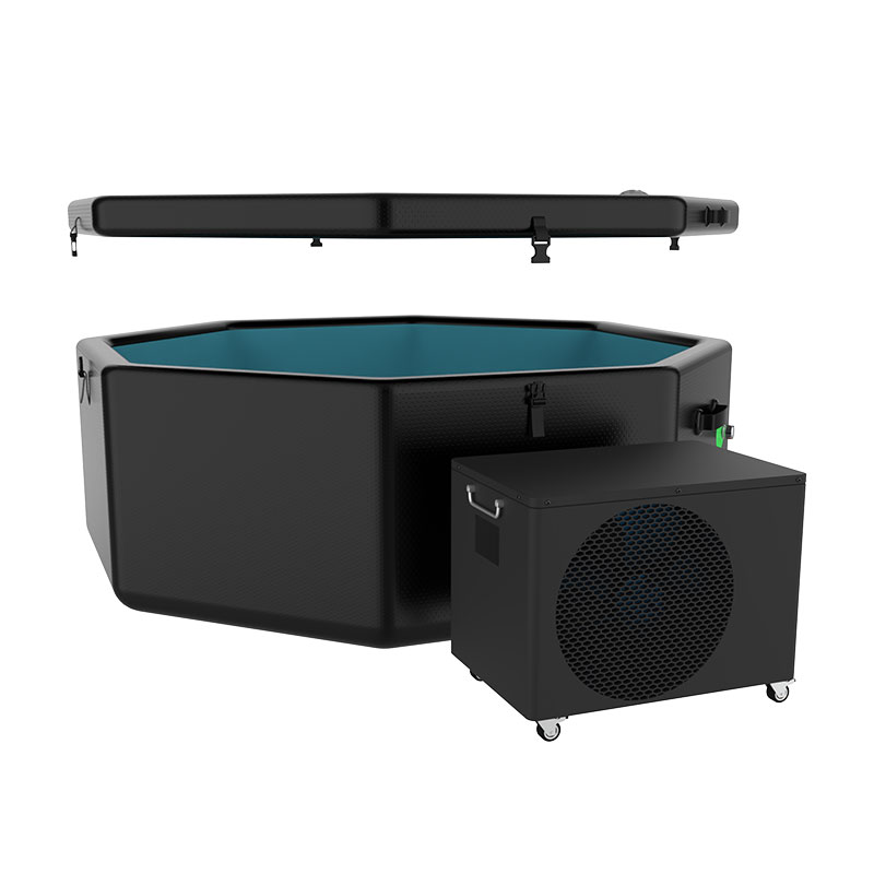 Octagon Ice Plunge Pod ສໍາລັບການປິ່ນປົວເຢັນ